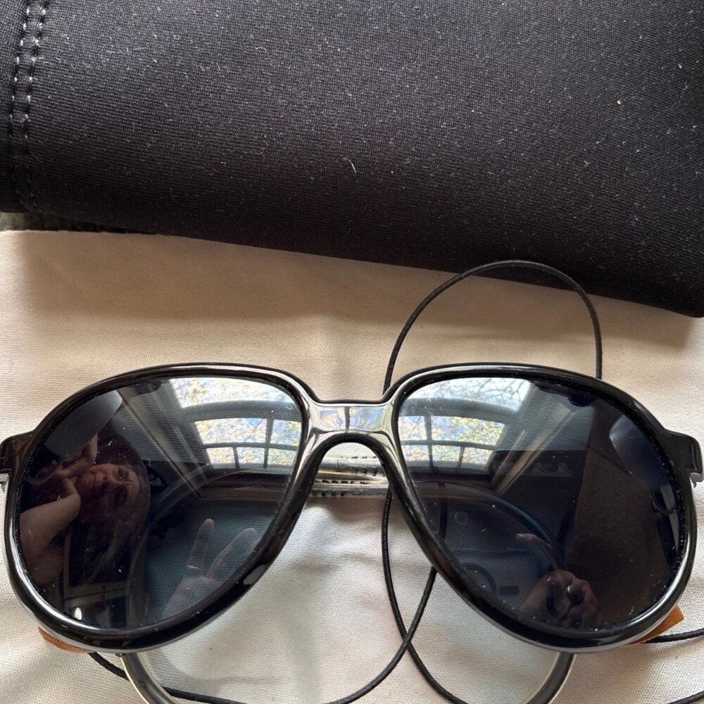 Sunglasses - Vintage Bollé Crevasse - Black